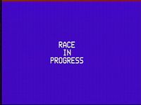 Race Started screen for DerbyTV